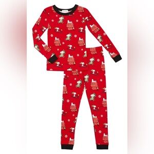 NWT BedHead | Peanuts Christmas Themed Pajamas (2T)